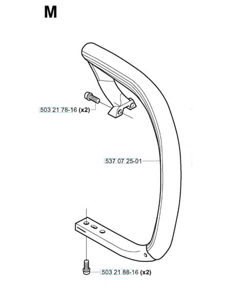 Husqvarna 333 - Handle