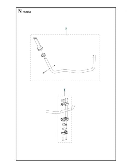 Husqvarna 333R Mark Ii - Handle