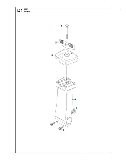 Husqvarna 333R - Tower