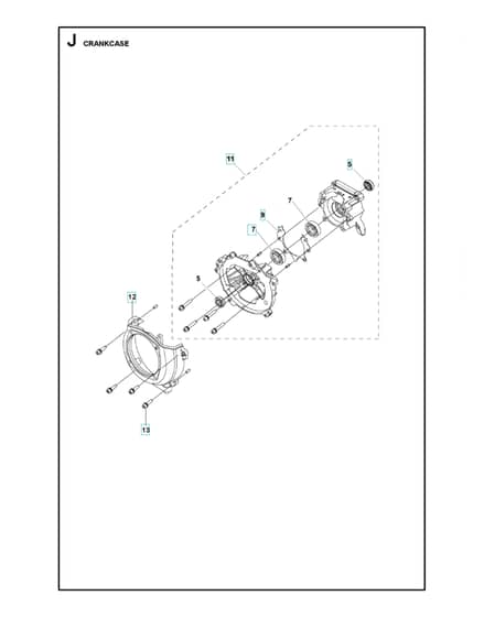 Husqvarna 333Rb Mark Ii - Crankcase