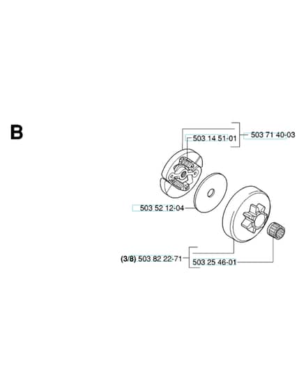 Husqvarna 334T - 2006-Current - Clutch