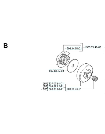 Husqvarna 336 - 2006-Current - Clutch