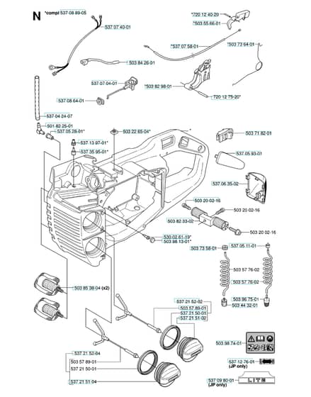 Husqvarna 336 - 2006-Current - Fuel Tank