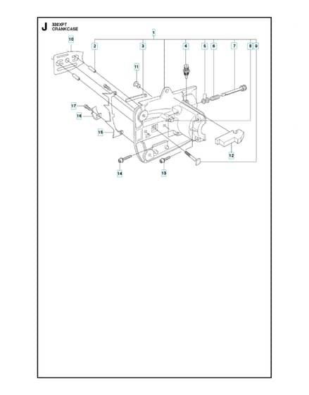 Husqvarna 338XPT - 2010-Current - Crankcase