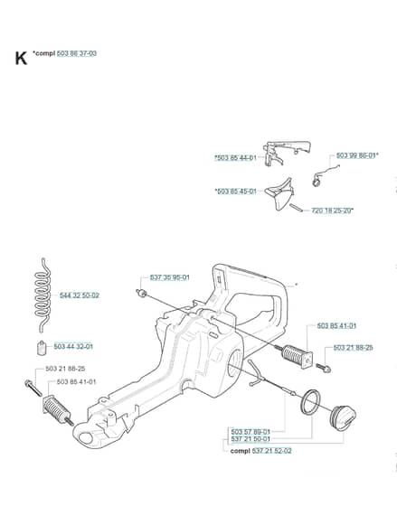 Husqvarna 340 - 2007-Current - Fuel Tank