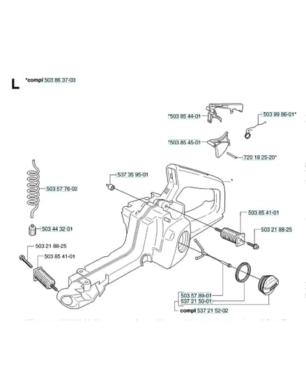 Husqvarna 340E - 2006-Current - Fuel Tank