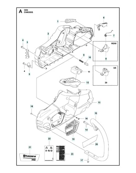 Husqvarna 340I - Chassis