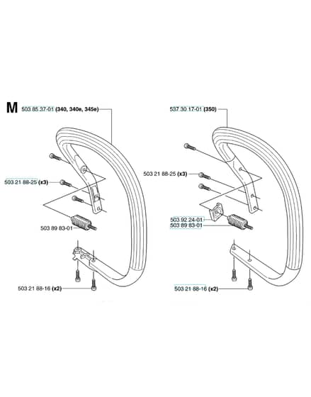 Husqvarna 345E - 2006-Current - Handle 2
