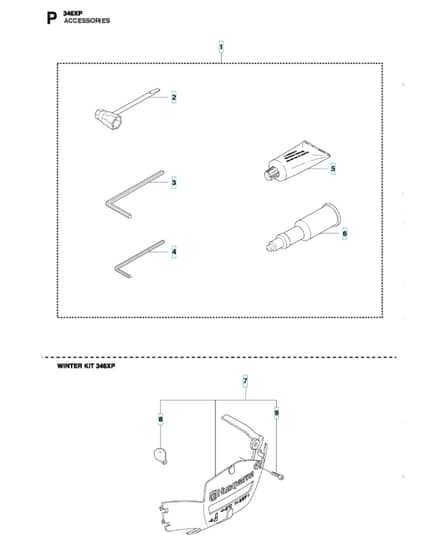 Husqvarna 346XP - Accessories