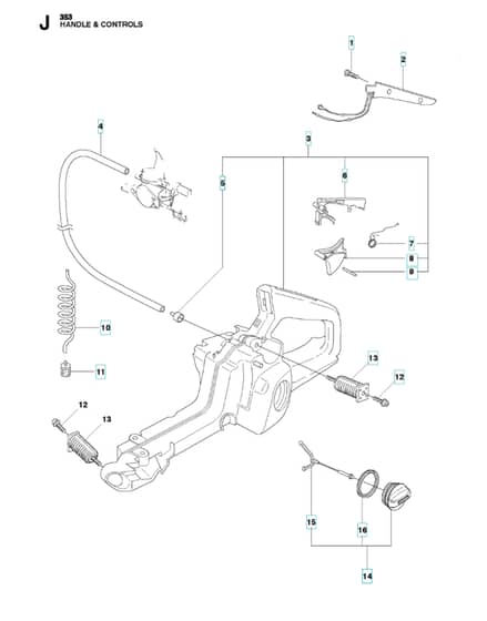 Husqvarna 353 - Fuel Tank