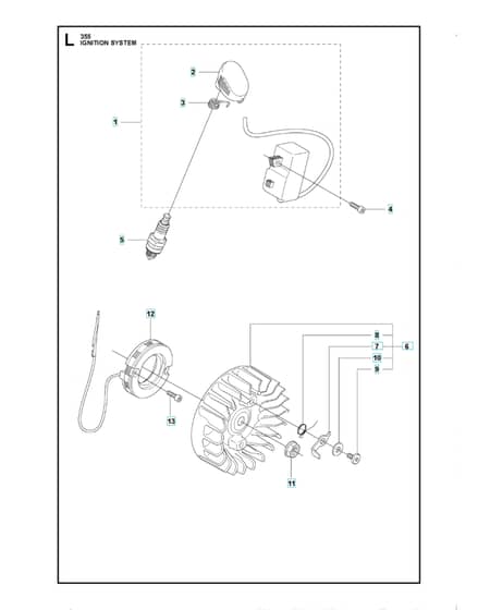Husqvarna 355Fxt - Ignition System