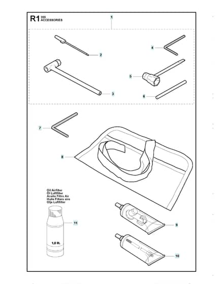 Husqvarna 355Rx - Accessories