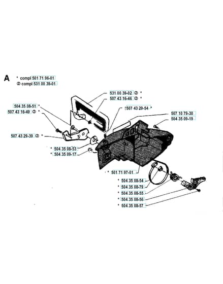 Husqvarna 35 - 1990-Current - Chain Brake