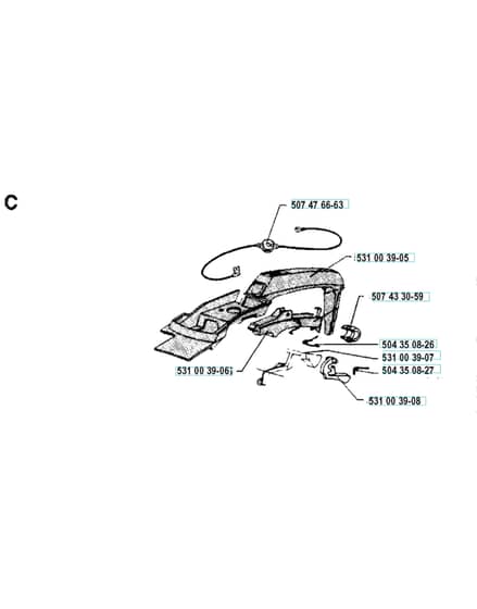 Husqvarna 35 - 1990-Current - Handle