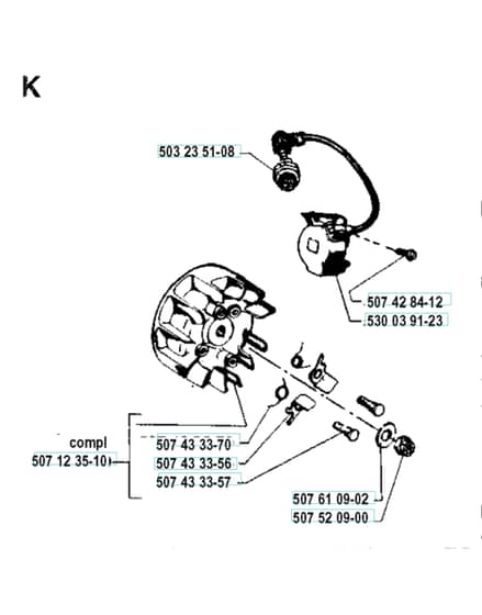 Husqvarna 35 - 1990-Current - Ignition System