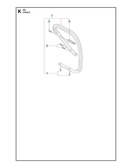 Husqvarna 362 - Handle