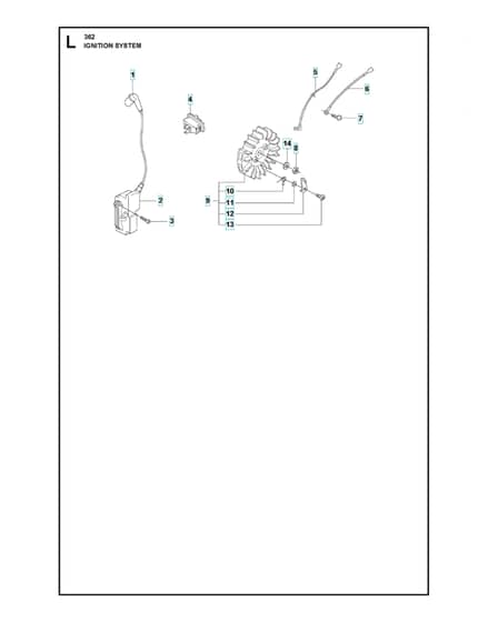 Husqvarna 362 - Ignition System