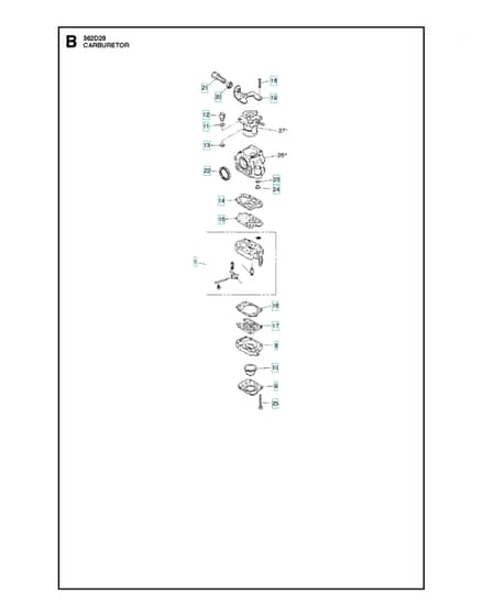Husqvarna 362D28 - 2010-2 - Carburetor