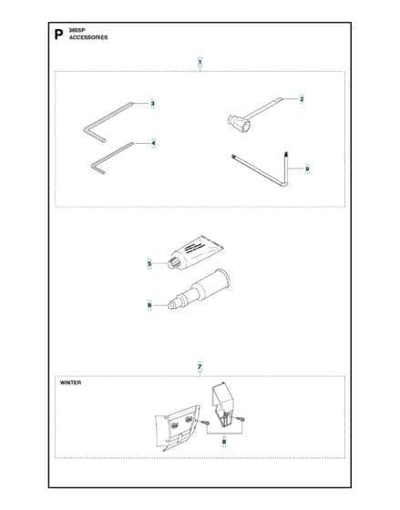 Husqvarna 365 - Accessories