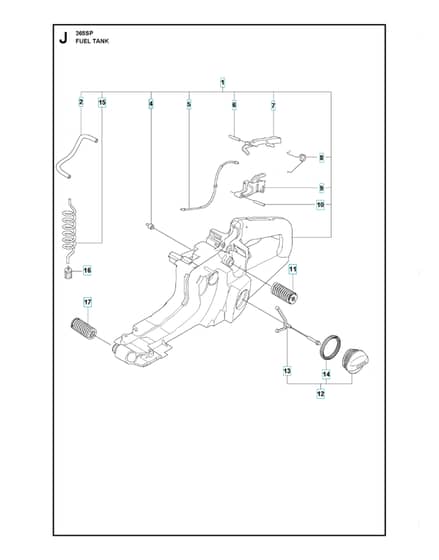 Husqvarna 365 - Fuel Tank