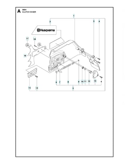 Husqvarna 365H - Clutch Cover
