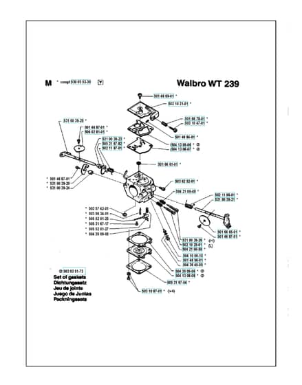 Husqvarna 36 - 1994-Current - Carburetor Details