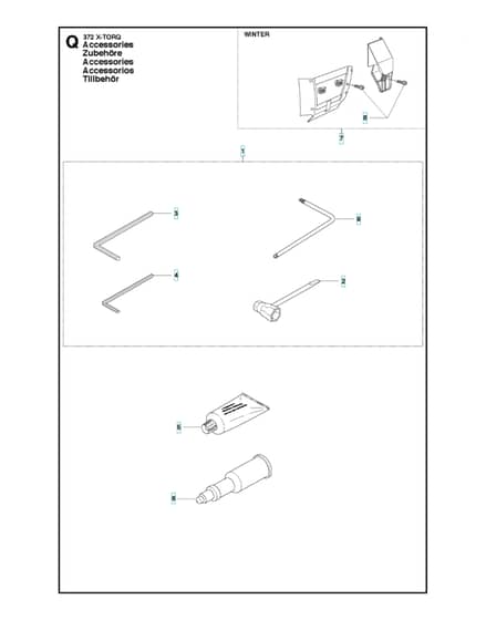 Husqvarna 372XP/XPGX-TORQ - Accessories