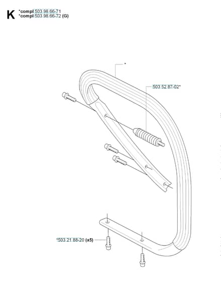 Husqvarna 385 - 2006-Current - Handle