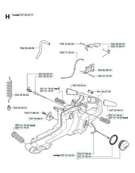 Husqvarna 385XP - 2006-Current - Fuel Tank