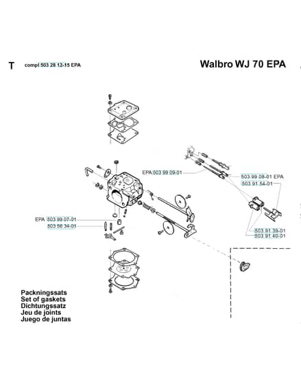 Husqvarna 394XP - 1998-Current - Carburetor Details 2