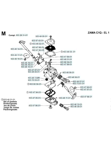 Husqvarna 40 - 2001-Current - Carburetor Details
