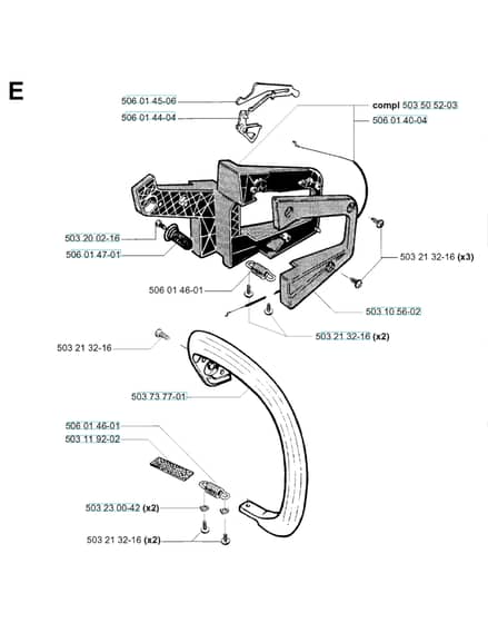 Husqvarna 40 - 2001-Current - Handle