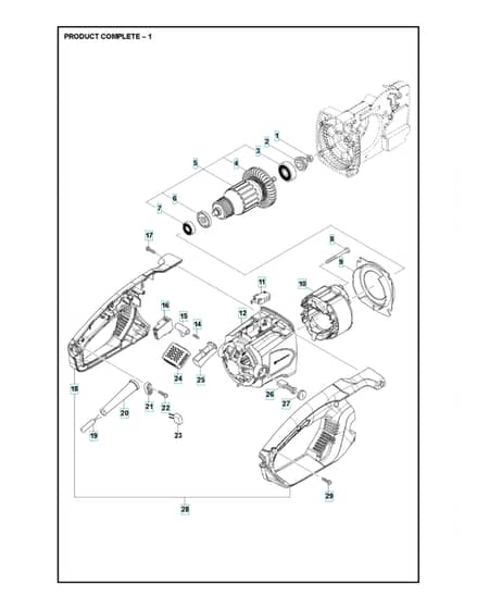 Husqvarna 414EL - Product Complete