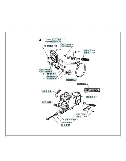 Husqvarna 41 - 1994-Current - Chain Brake