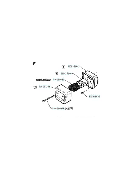 Husqvarna 41 - 1994-Current - Muffler