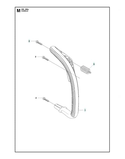 Husqvarna 435 - Handle