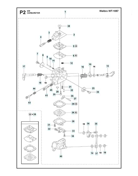 Husqvarna 439 - Carburetor 2