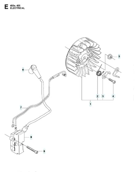 Husqvarna 455ERANCHER - Electrical