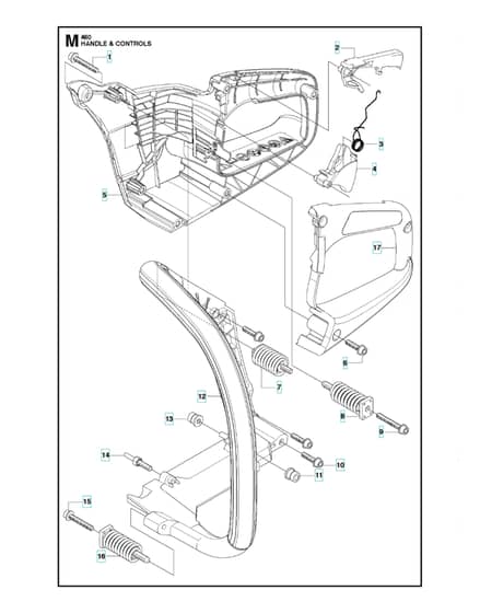 Husqvarna 460RANCHER - Handle & Controls