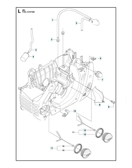Husqvarna 461 - Fuel System