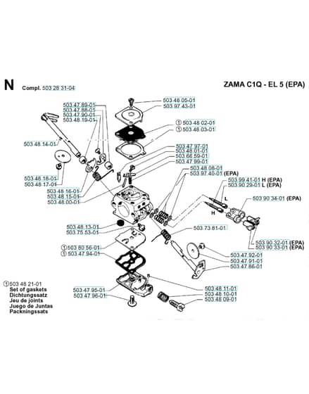 Husqvarna 49 - 2001-Current - Carburetor Details 2