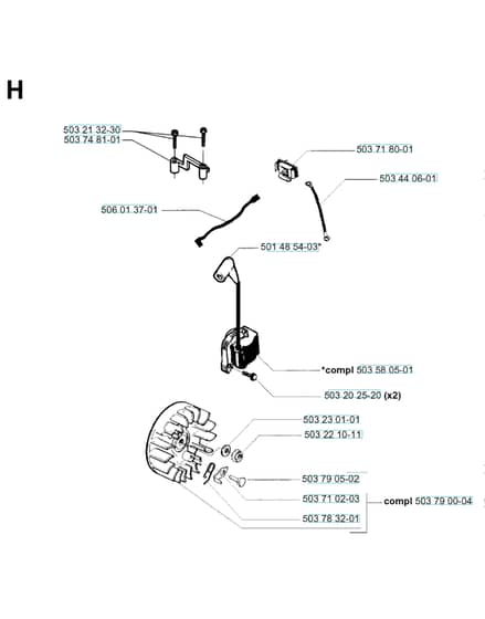 Husqvarna 49 - 2001-Current - Clutch & Oil Pump