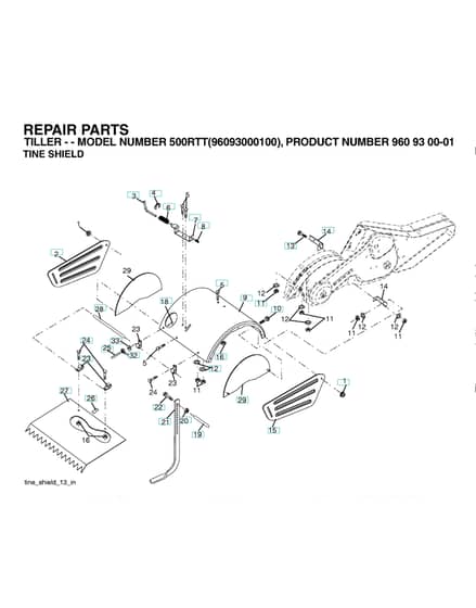 Husqvarna 500RTT - 2004-11 - Tine Shield
