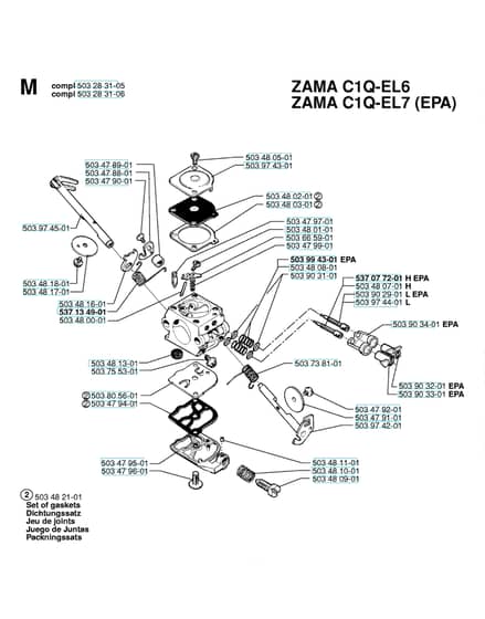 Husqvarna 51 - 2000-Current - Carburetor Details