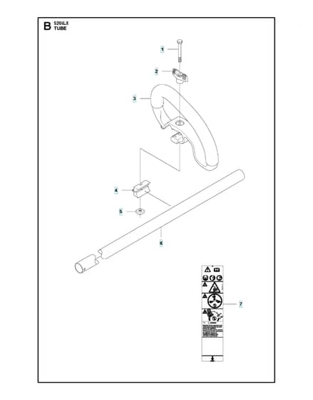 Husqvarna 520Ilx - Tube