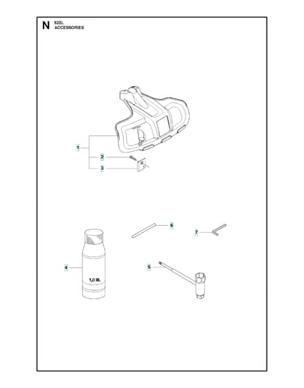 Husqvarna 522L - Accessories
