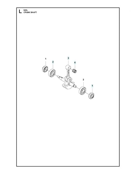 Husqvarna 522L - Crankshaft