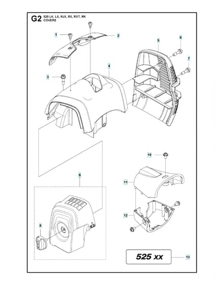 Husqvarna 525LK - Cover