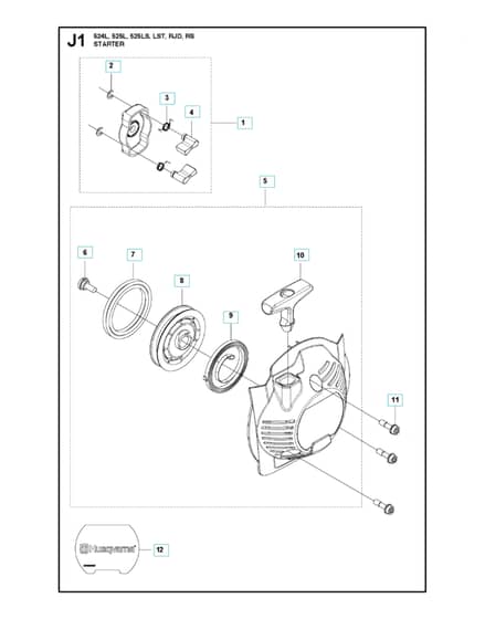 Husqvarna 525LS - Starter