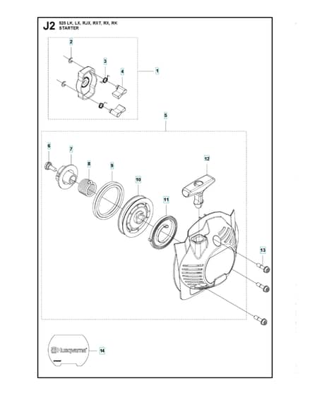 Husqvarna 525RXT - Starter